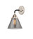 Nouveau 2 LED Wall Sconce in Black Polished Nickel (405|288-1W-BPN-G43-LED)