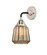 Nouveau 2 One Light Wall Sconce in Black Polished Nickel (405|288-1W-BPN-G146)