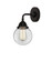 Nouveau 2 One Light Wall Sconce in Matte Black (405|288-1W-BK-G202-6)