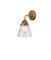 Nouveau 2 LED Wall Sconce in Brushed Brass (405|288-1W-BB-G64-LED)