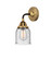 Nouveau 2 LED Wall Sconce in Black Antique Brass (405|288-1W-BAB-G54-LED)