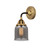 Nouveau 2 LED Wall Sconce in Black Antique Brass (405|288-1W-BAB-G53-LED)