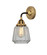 Nouveau 2 LED Wall Sconce in Black Antique Brass (405|288-1W-BAB-G142-LED)
