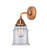 Nouveau 2 One Light Wall Sconce in Antique Copper (405|288-1W-AC-G182)