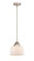 Nouveau 2 One Light Mini Pendant in Brushed Satin Nickel (405|288-1S-SN-G71)