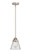 Nouveau 2 One Light Mini Pendant in Brushed Satin Nickel (405|288-1S-SN-G62)