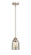 Nouveau 2 LED Mini Pendant in Brushed Satin Nickel (405|288-1S-SN-G58-LED)