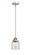 Nouveau 2 One Light Mini Pendant in Brushed Satin Nickel (405|288-1S-SN-G52)