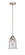 Nouveau 2 LED Mini Pendant in Brushed Satin Nickel (405|288-1S-SN-G184-LED)