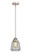 Nouveau 2 One Light Mini Pendant in Brushed Satin Nickel (405|288-1S-SN-G142)