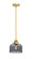 Nouveau 2 LED Mini Pendant in Satin Gold (405|288-1S-SG-G73-LED)