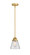 Nouveau 2 One Light Mini Pendant in Satin Gold (405|288-1S-SG-G62)