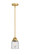 Nouveau 2 LED Mini Pendant in Satin Gold (405|288-1S-SG-G52-LED)