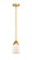Nouveau 2 LED Mini Pendant in Satin Gold (405|288-1S-SG-G51-LED)