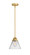 Nouveau 2 LED Mini Pendant in Satin Gold (405|288-1S-SG-G42-LED)