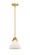 Nouveau 2 One Light Mini Pendant in Satin Gold (405|288-1S-SG-G41)