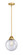 Nouveau 2 LED Mini Pendant in Satin Gold (405|288-1S-SG-G204-8-LED)