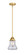 Nouveau 2 One Light Mini Pendant in Satin Gold (405|288-1S-SG-G192)