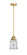 Nouveau 2 LED Mini Pendant in Satin Gold (405|288-1S-SG-G182-LED)