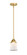 Nouveau 2 LED Mini Pendant in Satin Gold (405|288-1S-SG-G181S-LED)