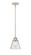 Nouveau 2 LED Mini Pendant in Polished Nickel (405|288-1S-PN-G64-LED)
