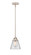 Nouveau 2 LED Mini Pendant in Polished Nickel (405|288-1S-PN-G62-LED)