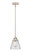 Nouveau 2 One Light Mini Pendant in Polished Nickel (405|288-1S-PN-G62)