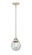 Nouveau 2 LED Mini Pendant in Polished Nickel (405|288-1S-PN-G204-6-LED)