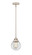 Nouveau 2 LED Mini Pendant in Polished Nickel (405|288-1S-PN-G202-6-LED)