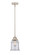 Nouveau 2 One Light Mini Pendant in Polished Nickel (405|288-1S-PN-G182)
