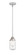 Nouveau 2 LED Mini Pendant in Polished Chrome (405|288-1S-PC-G314-LED)