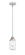 Nouveau 2 LED Mini Pendant in Polished Chrome (405|288-1S-PC-G312-LED)
