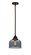 Nouveau 2 LED Mini Pendant in Oil Rubbed Bronze (405|288-1S-OB-G73-LED)