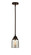 Nouveau 2 LED Mini Pendant in Oil Rubbed Bronze (405|288-1S-OB-G58-LED)