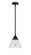 Nouveau 2 LED Mini Pendant in Oil Rubbed Bronze (405|288-1S-OB-G44-LED)