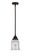 Nouveau 2 One Light Mini Pendant in Oil Rubbed Bronze (405|288-1S-OB-G184)