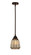 Nouveau 2 One Light Mini Pendant in Oil Rubbed Bronze (405|288-1S-OB-G146)