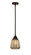 Nouveau 2 LED Mini Pendant in Oil Rubbed Bronze (405|288-1S-OB-G146-LED)