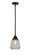 Nouveau 2 LED Mini Pendant in Oil Rubbed Bronze (405|288-1S-OB-G142-LED)