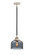 Nouveau 2 One Light Mini Pendant in Black Polished Nickel (405|288-1S-BPN-G73)