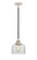 Nouveau 2 LED Mini Pendant in Black Polished Nickel (405|288-1S-BPN-G72-LED)