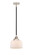 Nouveau 2 One Light Mini Pendant in Black Polished Nickel (405|288-1S-BPN-G71)