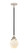Nouveau 2 LED Mini Pendant in Black Polished Nickel (405|288-1S-BPN-G201-6-LED)