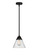 Nouveau 2 LED Mini Pendant in Matte Black (405|288-1S-BK-G44-LED)