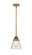 Nouveau 2 One Light Mini Pendant in Brushed Brass (405|288-1S-BB-G64)