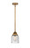 Nouveau 2 LED Mini Pendant in Brushed Brass (405|288-1S-BB-G54-LED)