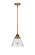 Nouveau 2 LED Mini Pendant in Brushed Brass (405|288-1S-BB-G44-LED)