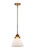 Nouveau 2 LED Mini Pendant in Brushed Brass (405|288-1S-BB-G41-LED)