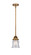 Nouveau 2 One Light Mini Pendant in Brushed Brass (405|288-1S-BB-G184S)