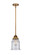 Nouveau 2 One Light Mini Pendant in Brushed Brass (405|288-1S-BB-G184)